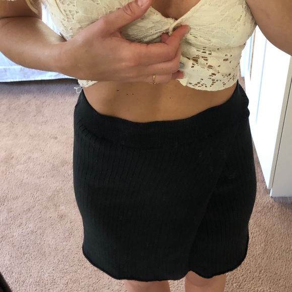 🦋 NWOT FREE PEOPLE knit ribbed midi skirt - Picture 8 of 11
